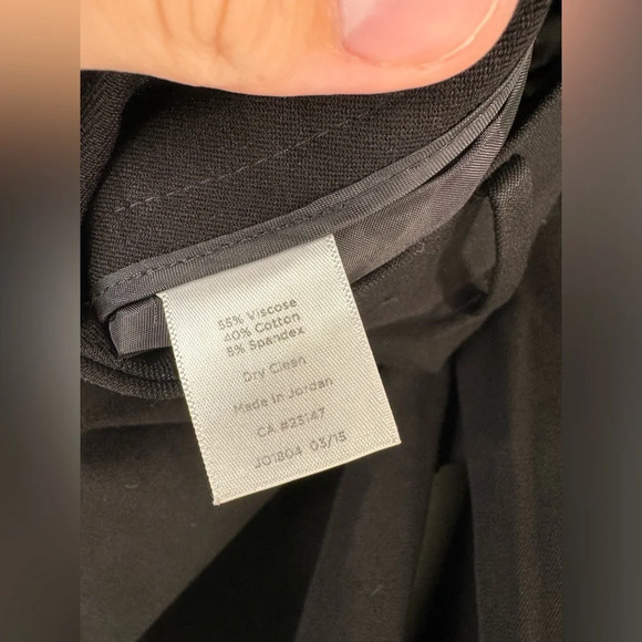 Talbots Newport Black Ponte Ankle Trouser Size 16 - Picture 9 of 9